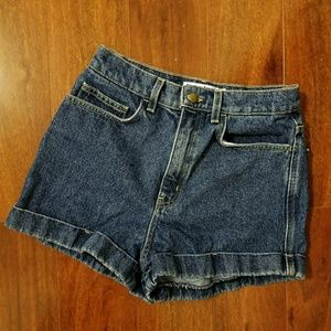 High Waisted Denim Jean Shorts size 28